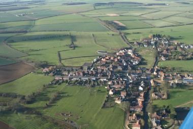 Aerial view of skillington